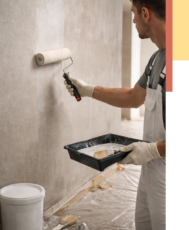 Грунтовка стен в Мценске от 2228 руб. м2 — быстро, недорого, с материалом | ОТДЕЛОЧНИК-Мцн