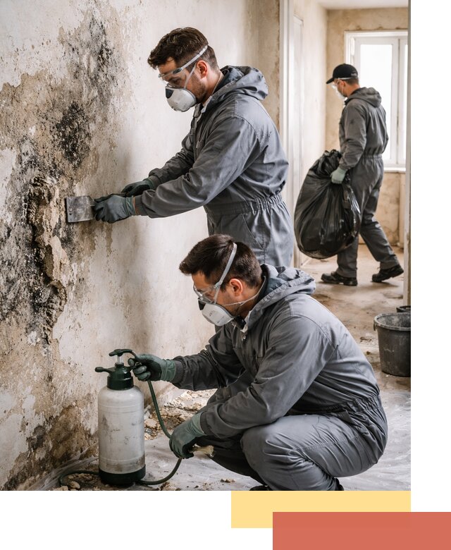 Удаление плесени со стен профессионально в Мценске