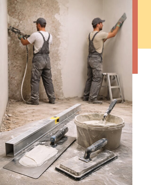 Штукатурка стен под обои в Мценске от 4557 руб./м2 — выравнивание под обои | ОТДЕЛОЧНИК-Мцн