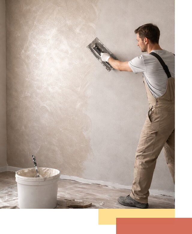 Декоративная штукатурка «Мокрый шелк» под ключ в Мценске