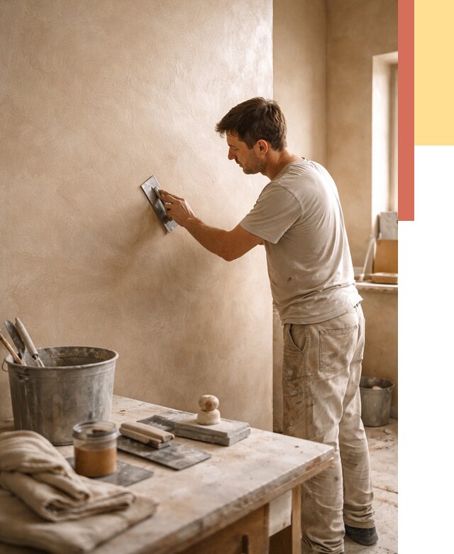 Марокканская штукатурка таделакт в Мценске под ключ от 4253 руб. | ОТДЕЛОЧНИК-Мцн