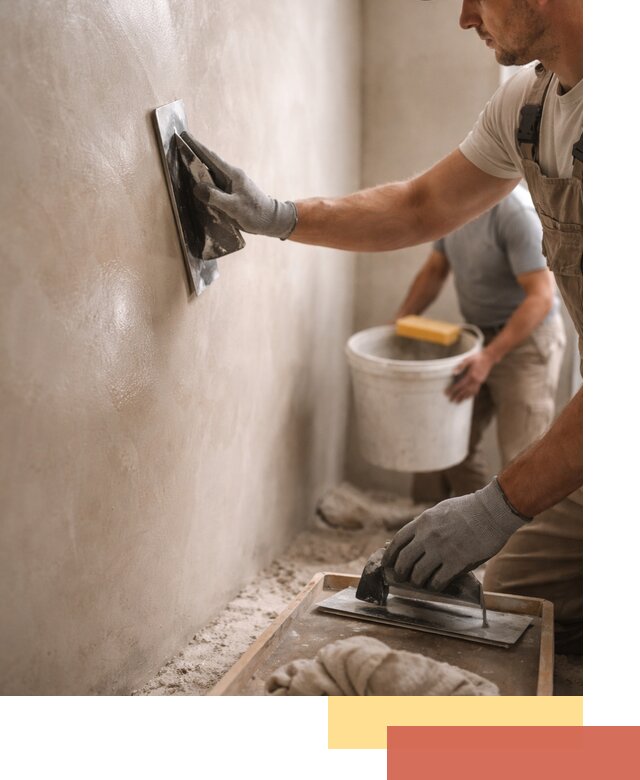 Нанесение марокканской штукатурки таделакт в Мценске