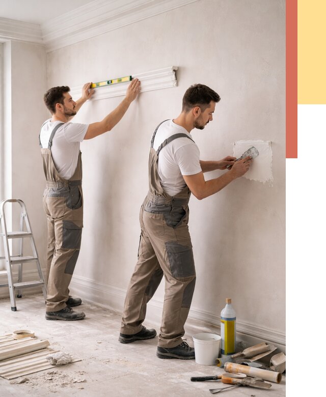 Монтаж лепнины на стены в Мценске от 4557 руб. — недорого, быстро | ОТДЕЛОЧНИК-Мцн