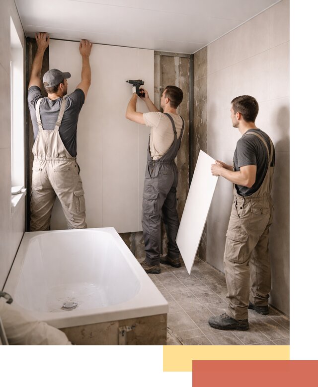 Отделка ванной панели ПВХ профессионально в Мценске