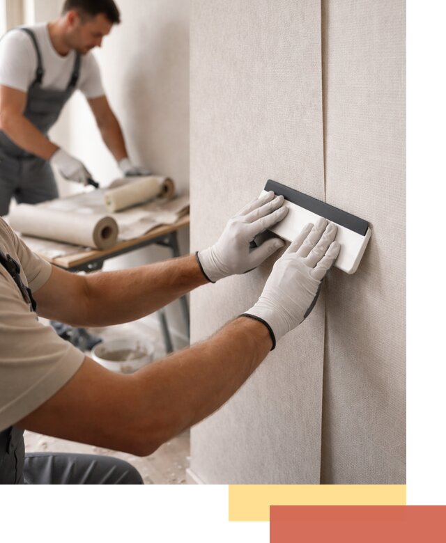 Поклейка обоев под покраску в Мценске профессионально и быстро