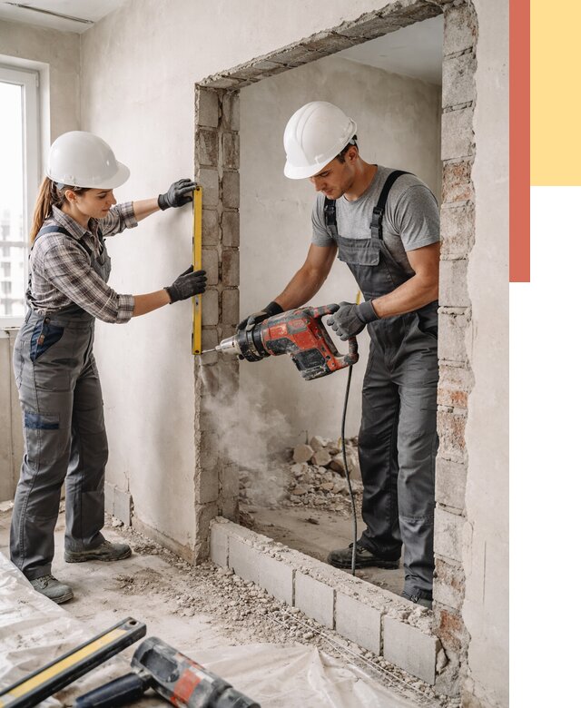 Создание проемов в стенах в Мценске от 6583 руб. — алмазная резка и расширение | ОТДЕЛОЧНИК-Мцн