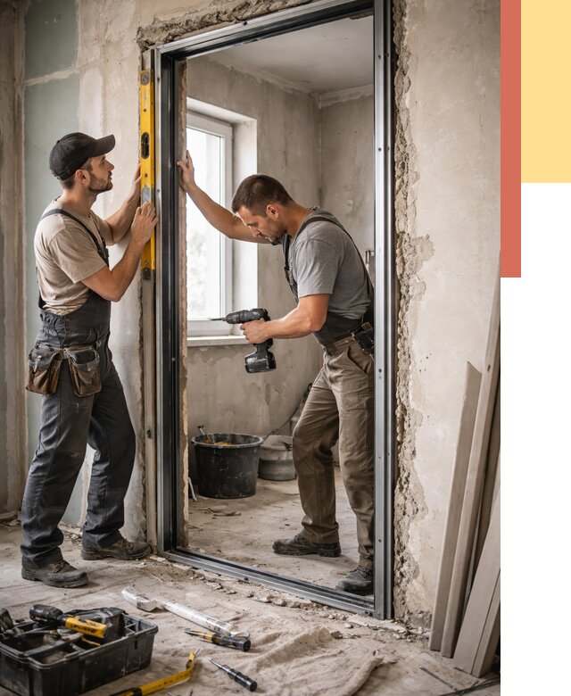 Закладка дверного проема в Мценске от 3544 руб. — быстро и недорого | ОТДЕЛОЧНИК-Мцн