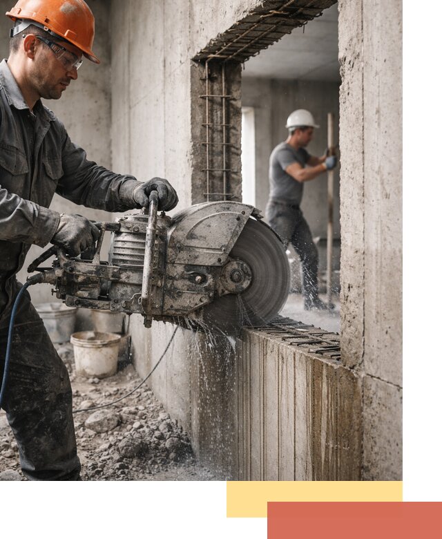 Алмазная резка проемов в Мценске быстро и точно