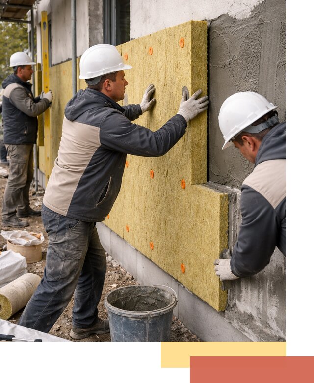 Утепление стен минватой в Мценске — тепло и звукоизоляция