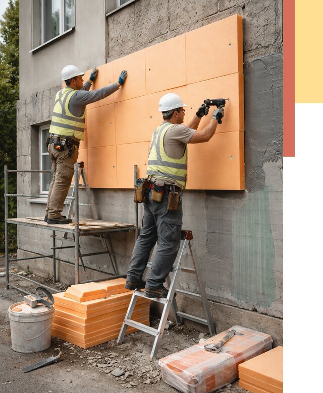 Утепление стен пеноплексом в Мценске от 1873 руб./м2 — быстро и недорого | ОТДЕЛОЧНИК-Мцн