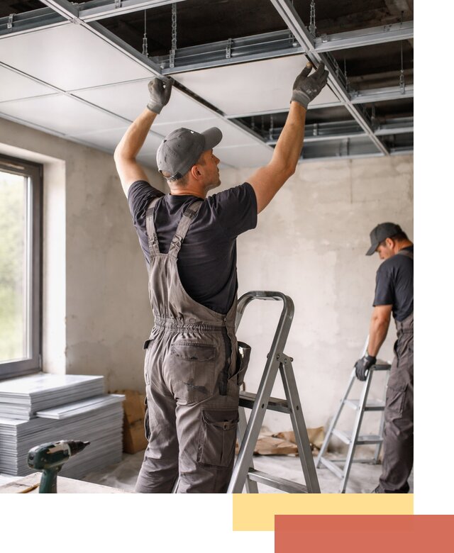 Монтаж кассетного потолка в Мценске качественно и быстро