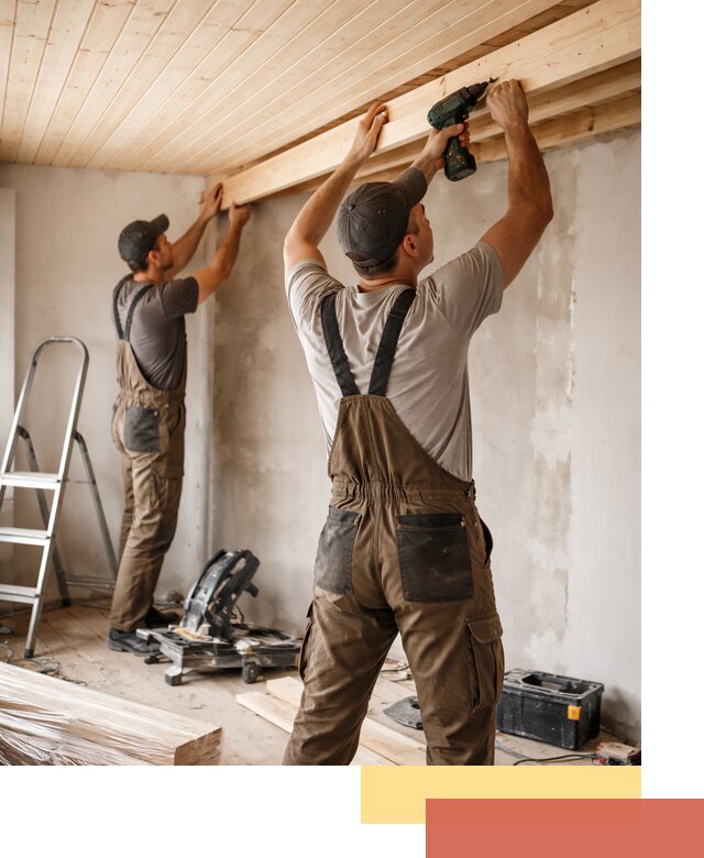 Монтаж потолка из вагонки в Мценске профессионально и аккуратно