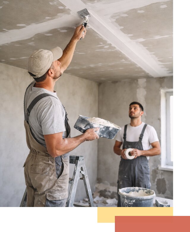 Обработка швов потолка ГКЛ в Мценске: качественная заделка и шпатлевка