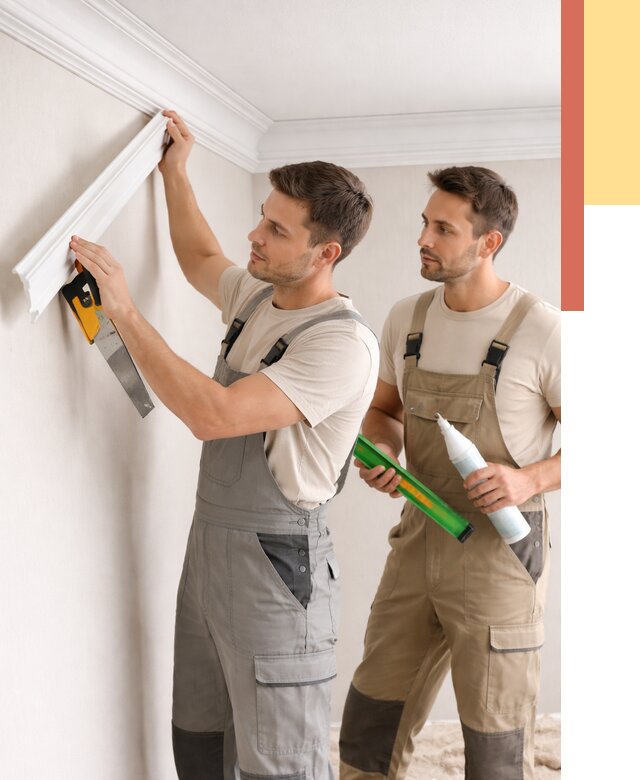 Монтаж потолочного плинтуса в Мценске от 2329 руб. — быстро и недорого | ОТДЕЛОЧНИК-Мцн