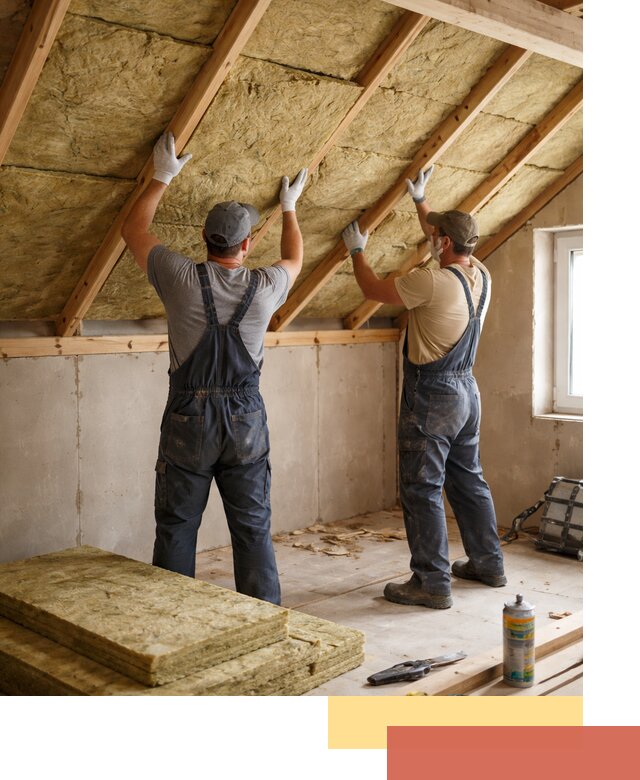 Утепление потолка минеральной ватой в Мценске