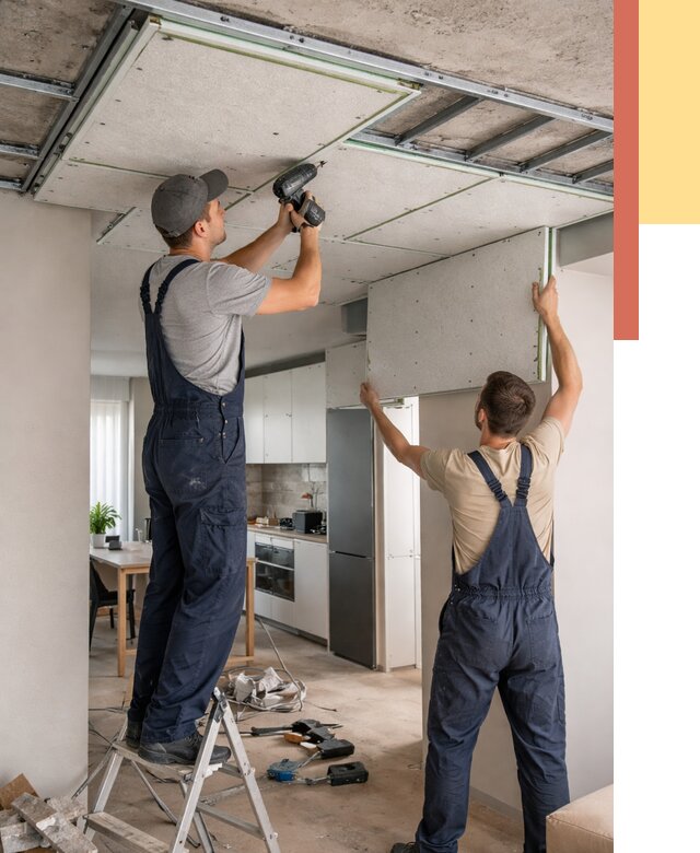 Шумоизоляция потолка панелями зипс в Мценске от 1873 руб. под ключ | ОТДЕЛОЧНИК-Мцн